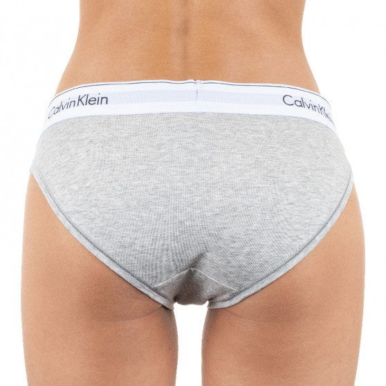 Дамски бикини Calvin Klein извънгабаритен сив (QF5118E-020)