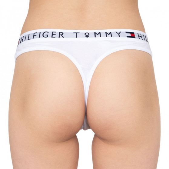 Дамски стрингове Tommy Hilfiger бяла (UW0UW02220 YCD)