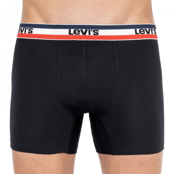 2PACK Мъжки боксерки Levis черено (905005001 200)