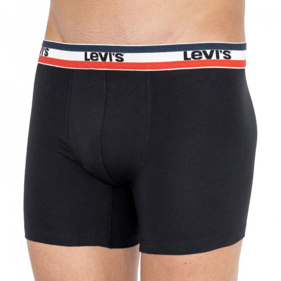 2PACK Мъжки боксерки Levis черено (905005001 200)