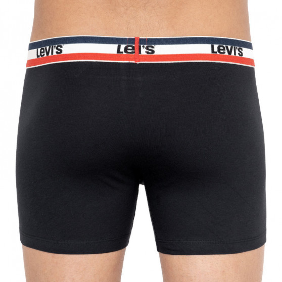 2PACK Мъжки боксерки Levis черено (905005001 200)