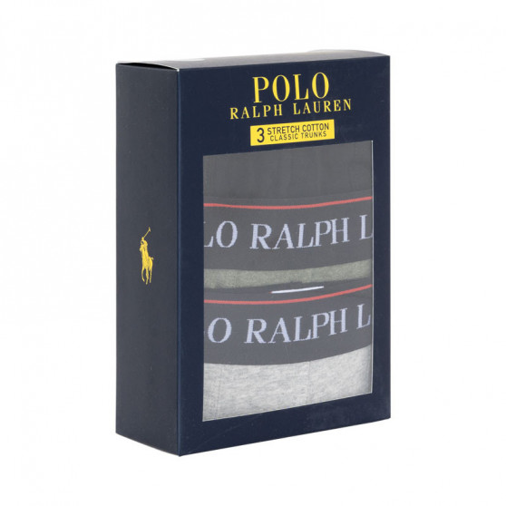 3PACK Мъжки боксерки Ralph Lauren многоцветен (714662050050)