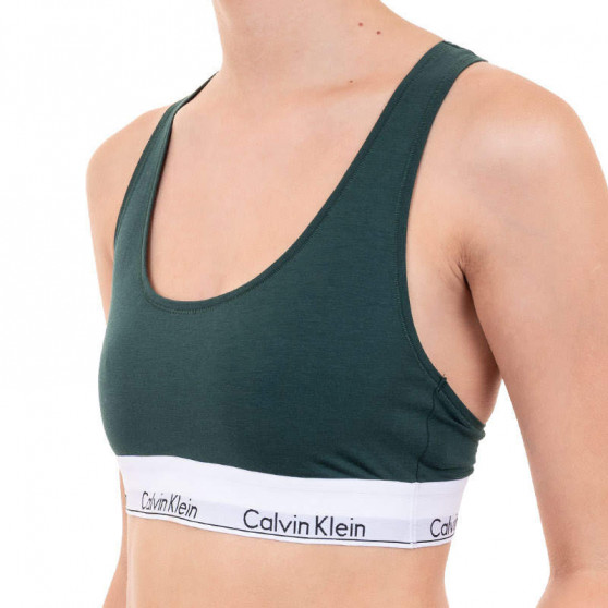 Дамски сутиен Calvin Klein тъмнозелен (F3785E-CP2)