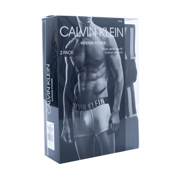 2PACK Мъжки боксерки Calvin Klein черено (NB2602A-UB1)