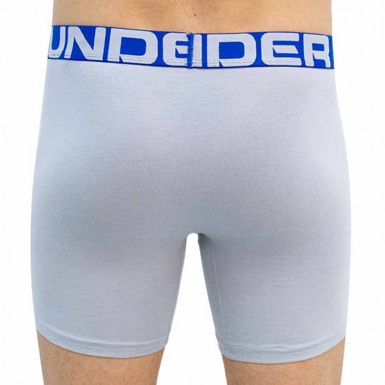 3PACK Мъжки боксерки Under Armour сиво (1363617 011)