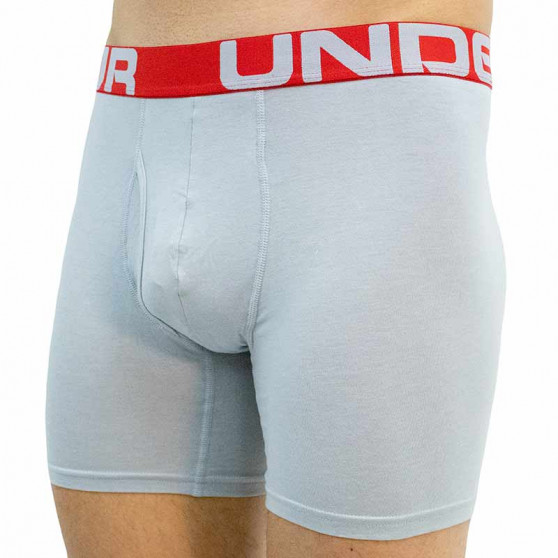 3PACK Мъжки боксерки Under Armour сиво (1363617 011)