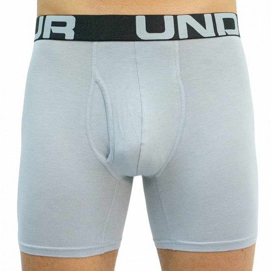 3PACK Мъжки боксерки Under Armour сиво (1363617 011)