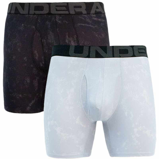 2PACK Мъжки боксерки Under Armour сиво (1363621 011)