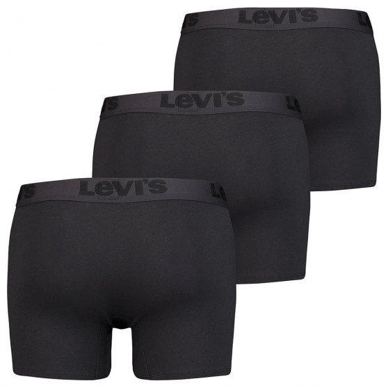 3PACK Мъжки боксерки Levis черено (905045001 001)