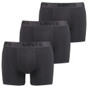 3PACK Мъжки боксерки Levis черено (905045001 001)