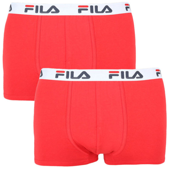 2PACK Мъжки боксерки Fila red (FU5016/2-118)