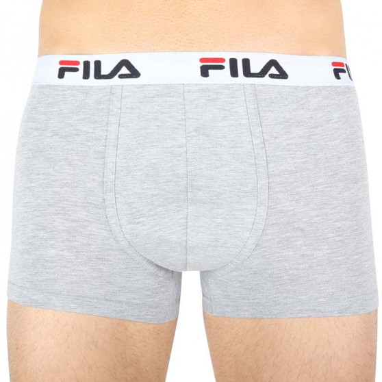 2PACK Мъжки боксерки Fila сиво (FU5016/2-400)