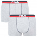 2PACK Мъжки боксерки Fila сиво (FU5020/2-400)