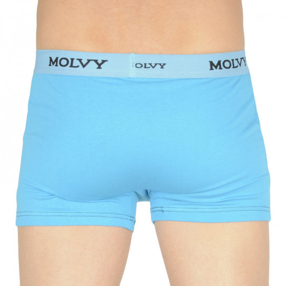 Мъжки боксерки Molvy blue (MP-1035-BEU)