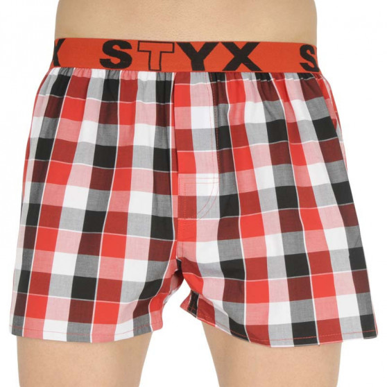 10PACK Мъжки боксерки Styx спортни еластични многоцветни (B8313234567890)