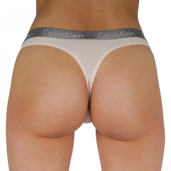 3PACK Дамски стрингове Calvin Klein многоцветен (QD3560E-T7W)