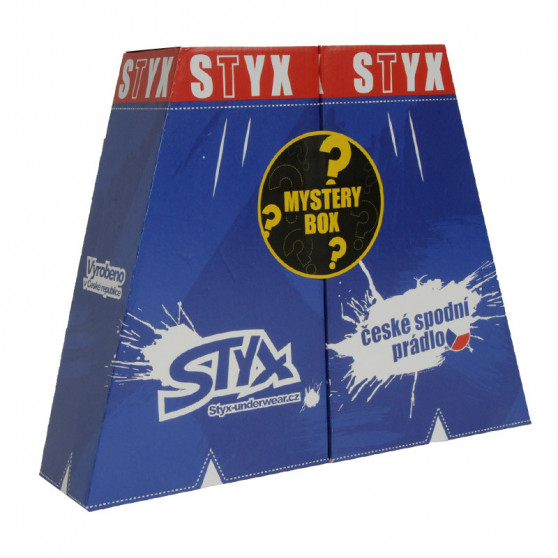 MYSTERY BOX - 5PACK дамски боксерки  класически ластик многоцветен Styx