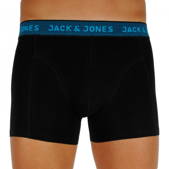 3PACK Мъжки боксерки Jack and Jones черено (12127816 - asphalt)