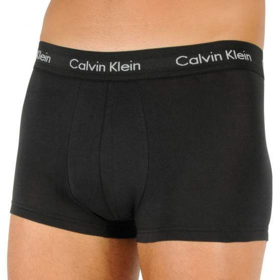 3PACK Мъжки боксерки Calvin Klein черено (U2664G-WHN)