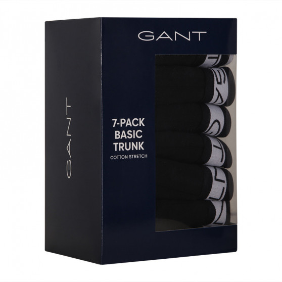 7PACK Мъжки боксерки Gant черено (902137003-005)