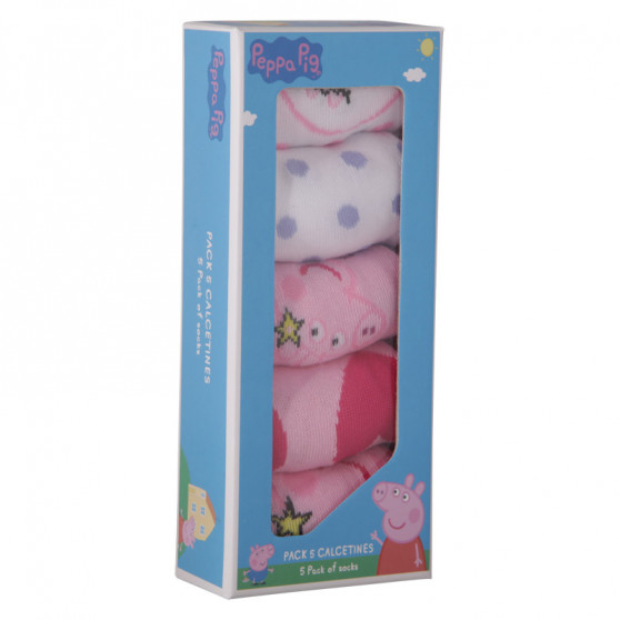 5PACK Детски чорапи Cerdá Peppa Pig многоцветен (2200007756)