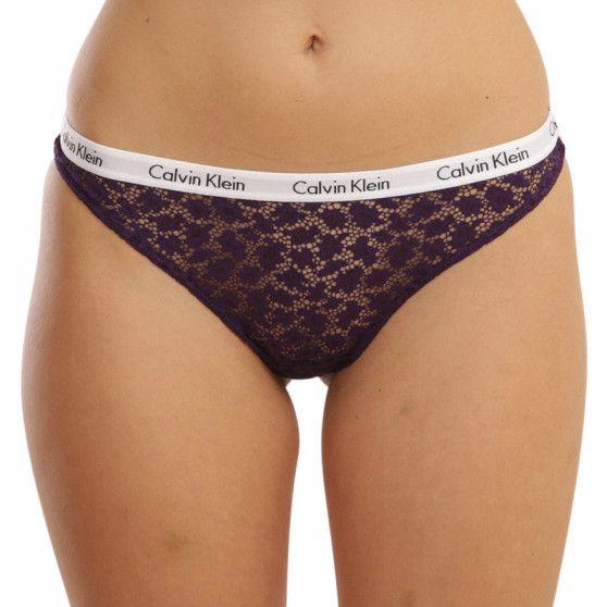 3PACK Дамски бразилски бикини Calvin Klein multicoloured (QD3925E-W5G)