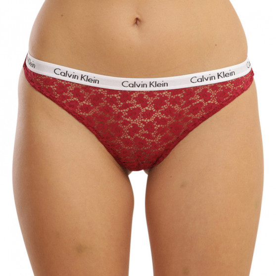 3PACK Дамски бразилски бикини Calvin Klein multicoloured (QD3925E-W5G)