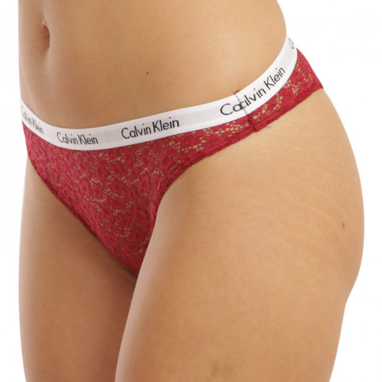 3PACK Дамски бразилски бикини Calvin Klein multicoloured (QD3925E-W5G)