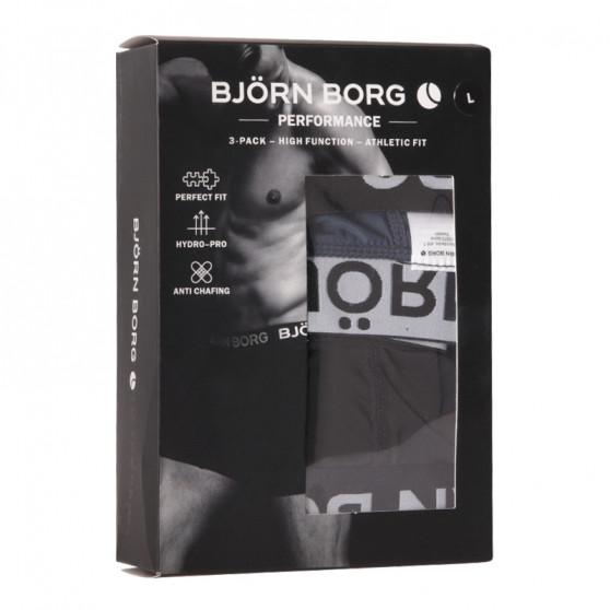 3PACK Мъжки функционални боксерки Bjorn Borg многоцветен (10000819-MP001)