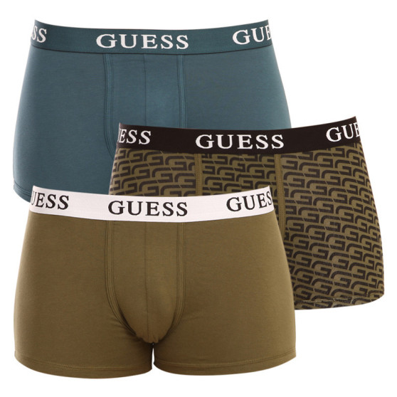 3PACK Мъжки боксерки Guess многоцветен (U1BG05K6YW1-P82P)