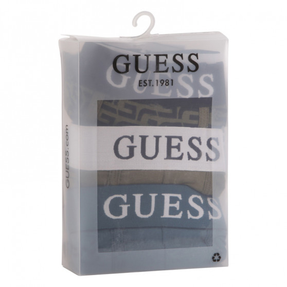 3PACK Мъжки боксерки Guess многоцветен (U1BG05K6YW1-P82P)