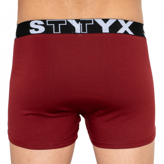 3PACK Мъжки боксерки Styx спортни еластични oversize многоцветни (R9676067)