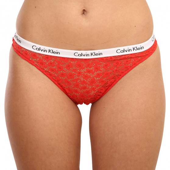 3PACK Дамски бразилски бикини Calvin Klein multicoloured (QD3925E-W5F)