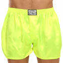 Мъжки боксерки Styx класическа гума satin neon green (C1161)