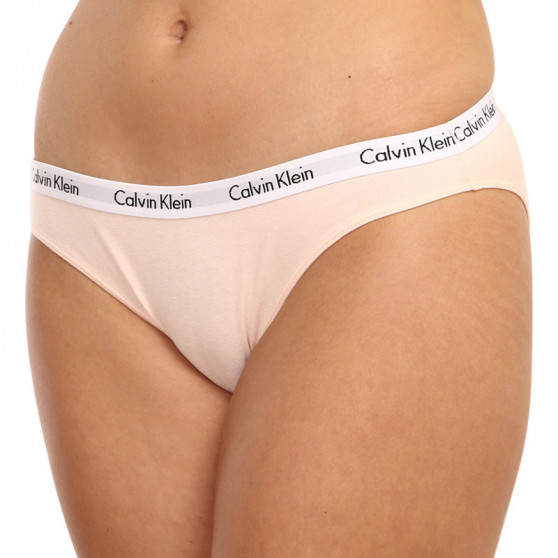 3PACK дамски бикини Calvin Klein извънгабаритен multicolour (QD3801E-13X)