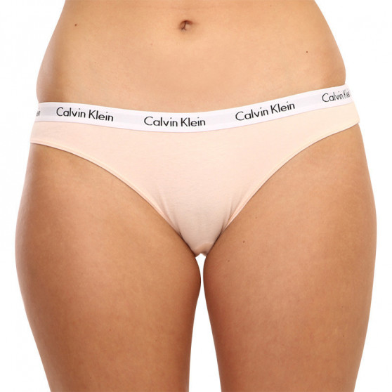 3PACK дамски бикини Calvin Klein извънгабаритен multicolour (QD3801E-13X)