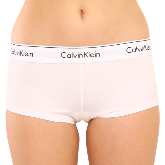 Дамски бикини Calvin Klein boyshort бяла (F3788E-100)