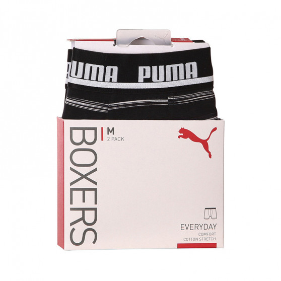 2PACK Мъжки боксерки Puma черено (701210977 001)