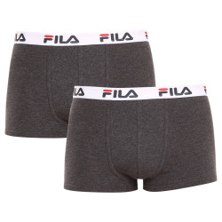 2PACK Мъжки боксерки Fila сиво (FU5016/2-248)