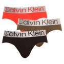 3PACK Мъжки слипове Calvin Klein многоцветен (NB3073A-13B)