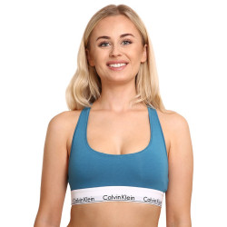 Дамски сутиен Calvin Klein син (F3785E-CX3)