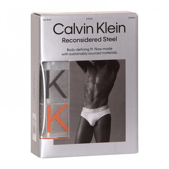 3PACK Мъжки слипове Calvin Klein многоцветен (NB3129A-13D)