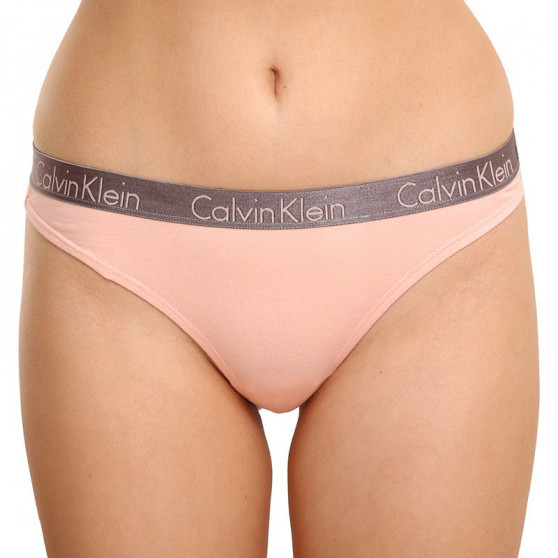 3PACK Дамски стрингове Calvin Klein многоцветен (QD3560E-1CZ)