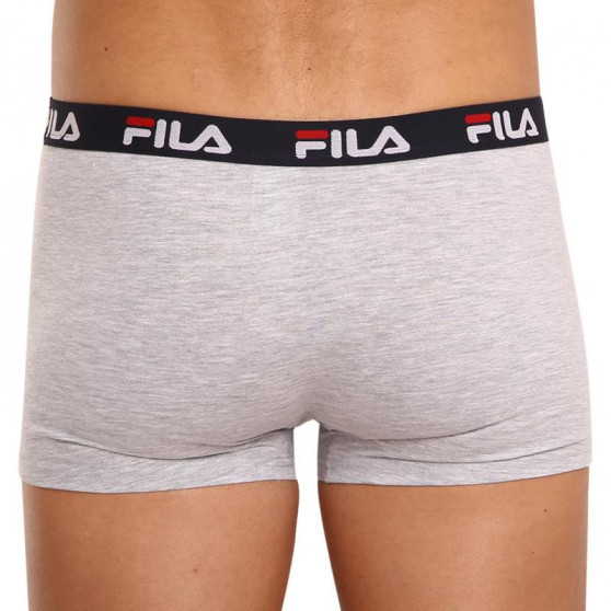 2PACK Мъжки боксерки Fila сиво (FU5142/2-400)