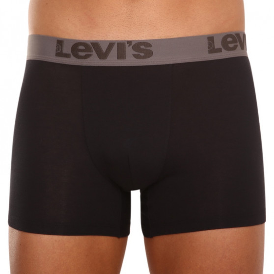 3PACK Мъжки боксерки Levis черено (905045001 016)