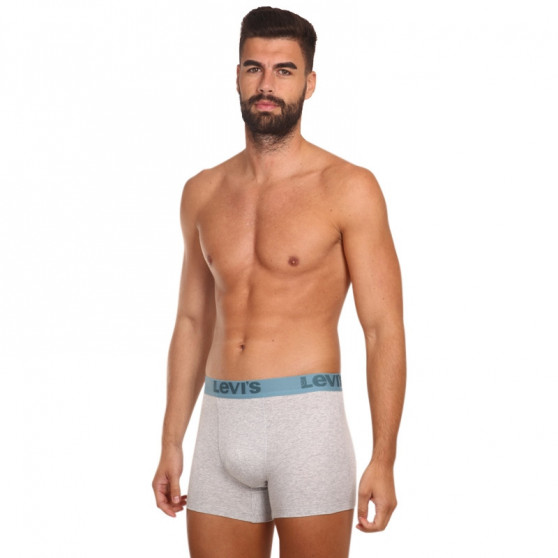 3PACK Мъжки боксерки Levis сиво (905045001 015)