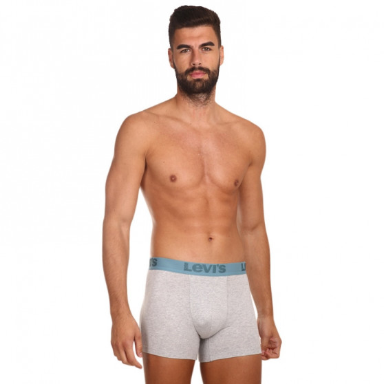 3PACK Мъжки боксерки Levis сиво (905045001 015)