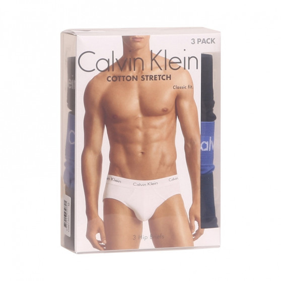 3PACK Мъжки слипове Calvin Klein многоцветен (U2661G-4KU)