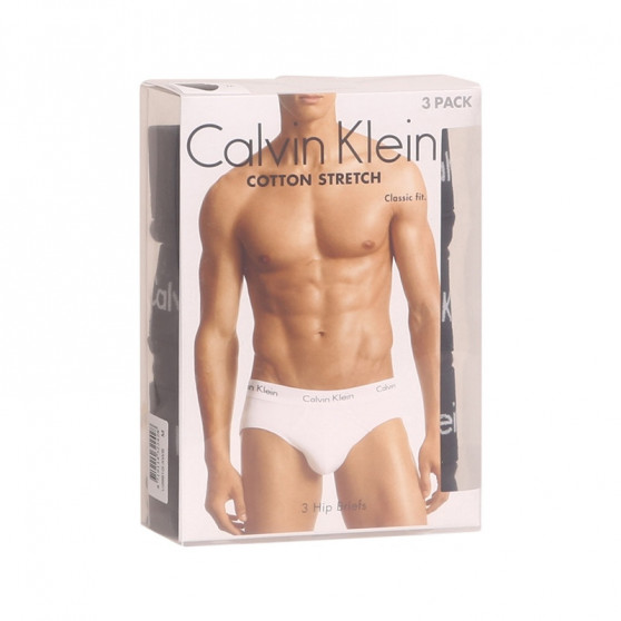 3PACK мъжки слипове Calvin Klein черено (U2661G-XWB)