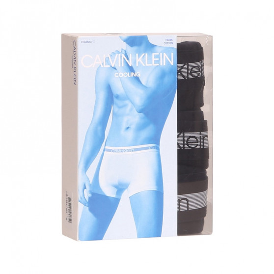 3PACK Мъжки боксерки Calvin Klein черено (NB1799A-001)